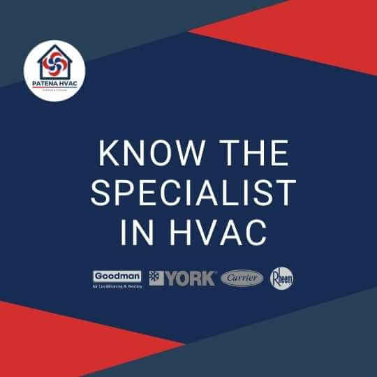 Know The Specialist in HVAC